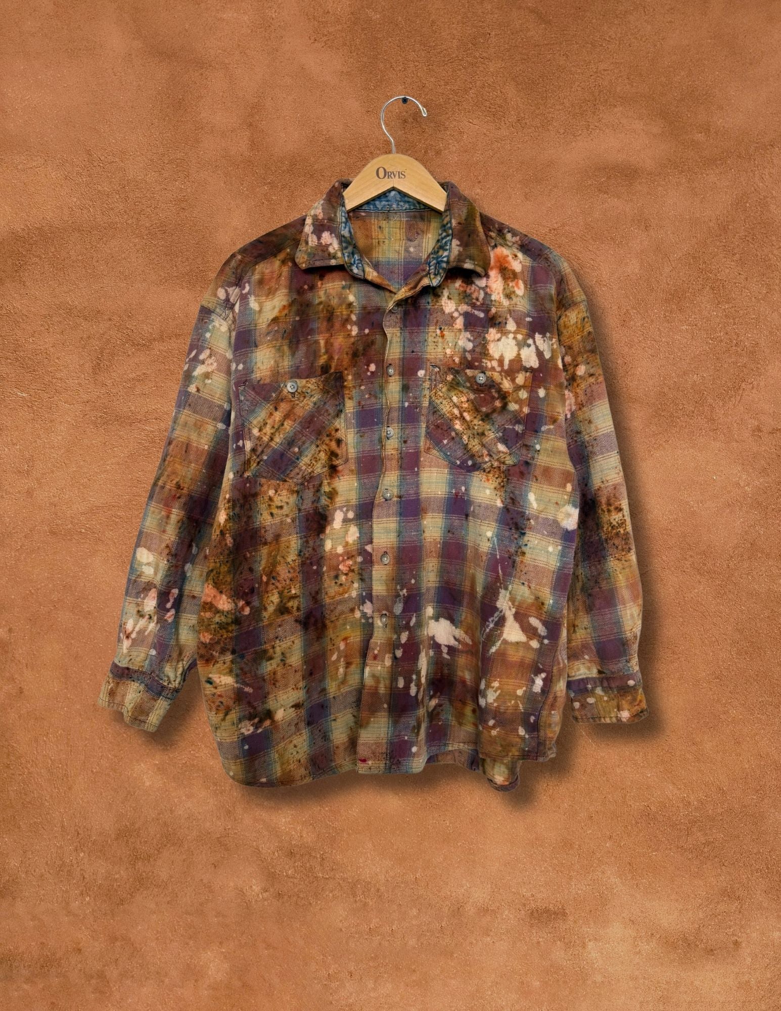 Upcycled Vintage Plaid Flannel Shirt - 1 of 44