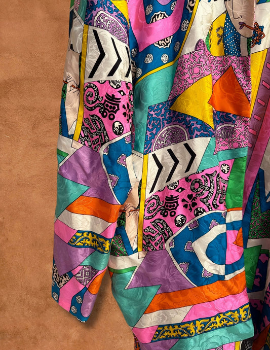 Vintage 80s Silk Jacket