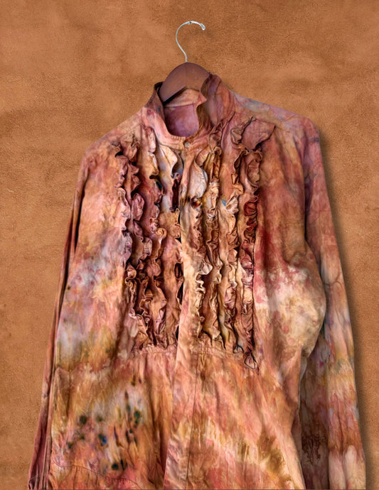 Upcycled Vintage Midcentury Tuxedo Shirt