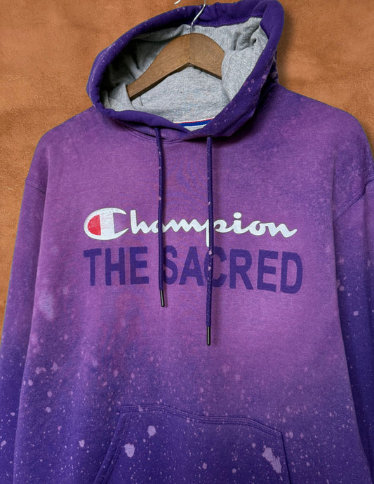 Upcycled Vintage Hoodie- 46 x 29 Champion The Sacred