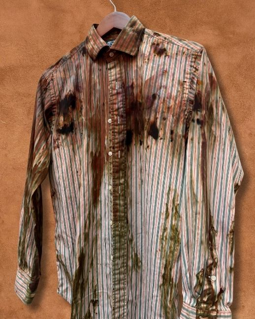 Upcycled Vintage Southwest Shirt 50 x 31 by Alexandra Barton