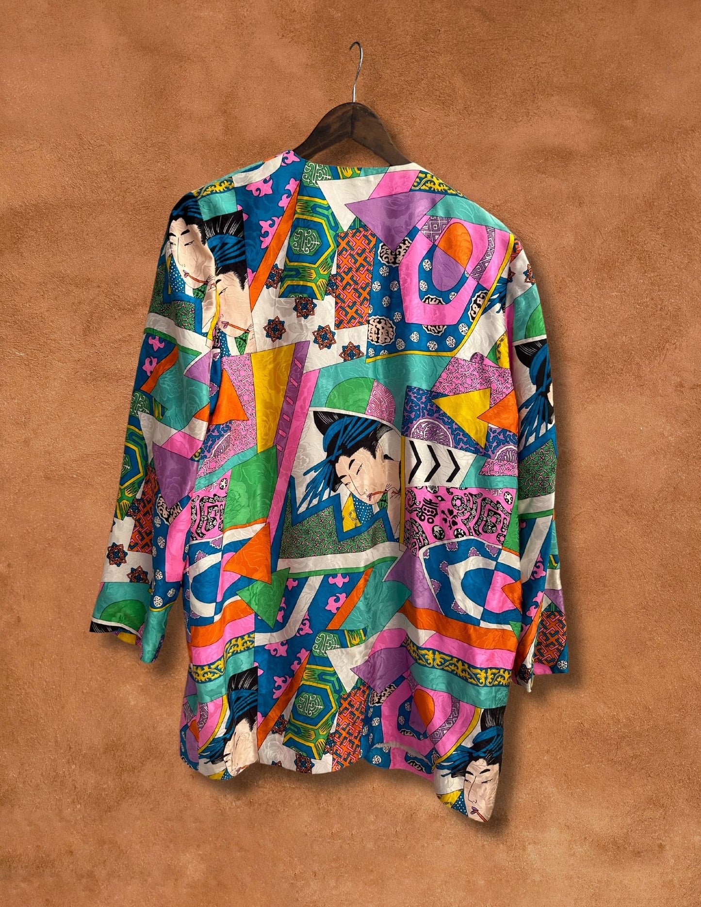 Vintage 80s Silk Jacket