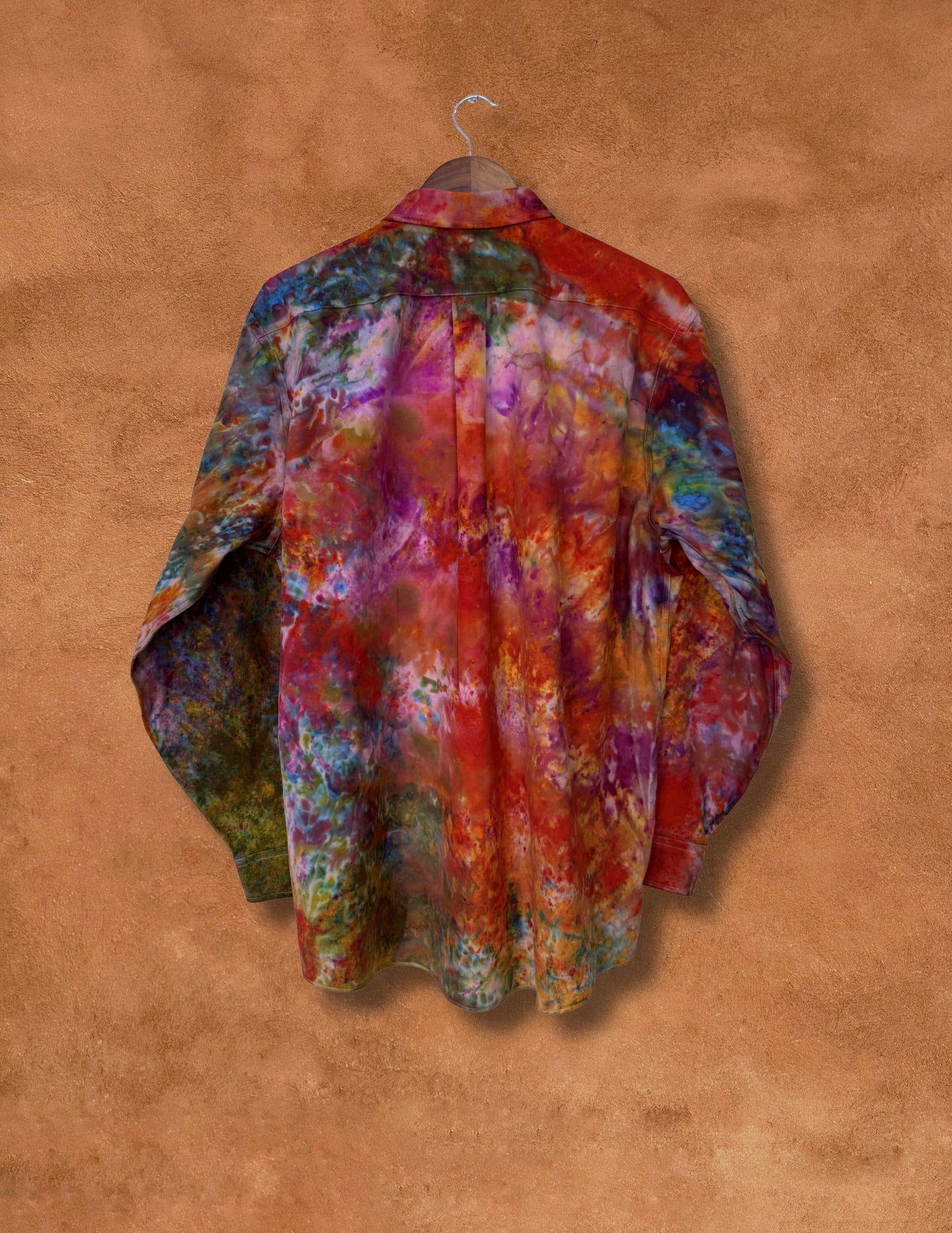 Upcycled Vintage Rainbow Shirt 50 x 31