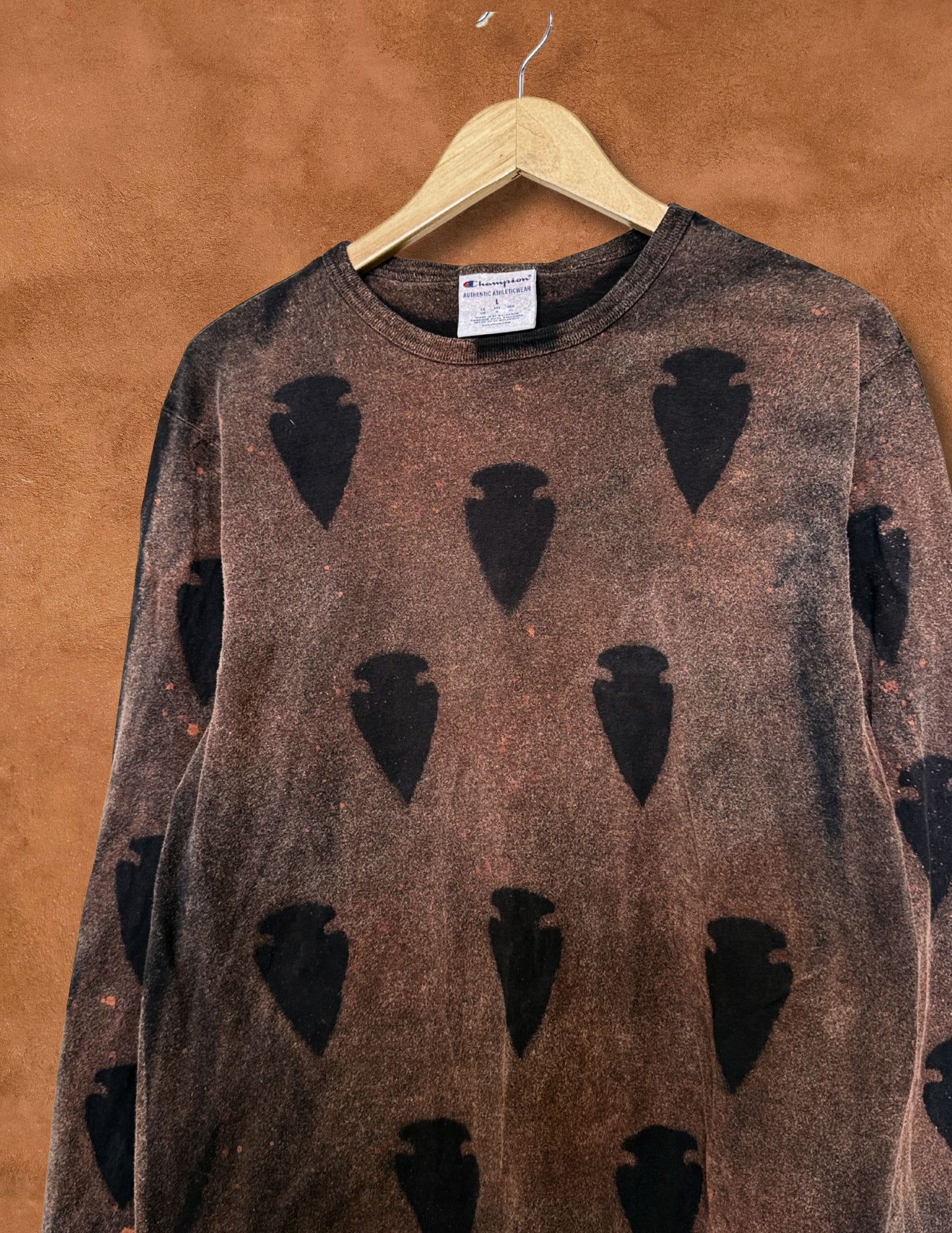 Upcycled Vintage Crew Sweatshirt- 44 x 29 Arrowhead
