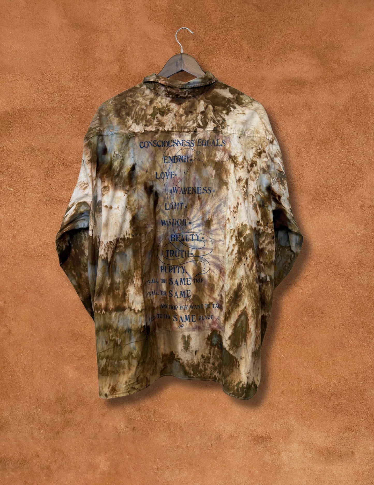 Upcycled Vintage Menswear Shirt 62 x 30