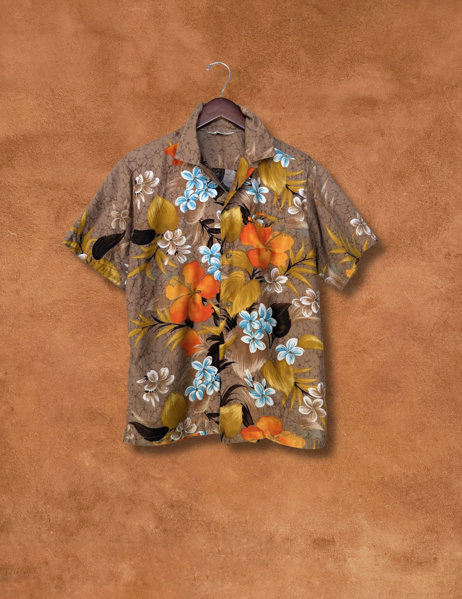 Rare Vintage 50s Surf Shirt 48 x 28