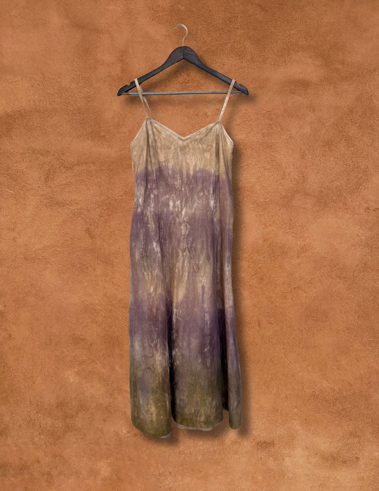 Upcycled Vintage Linen Slip Dress 36