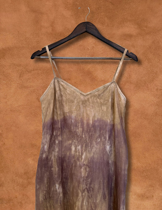 Upcycled Vintage Linen Slip Dress 36