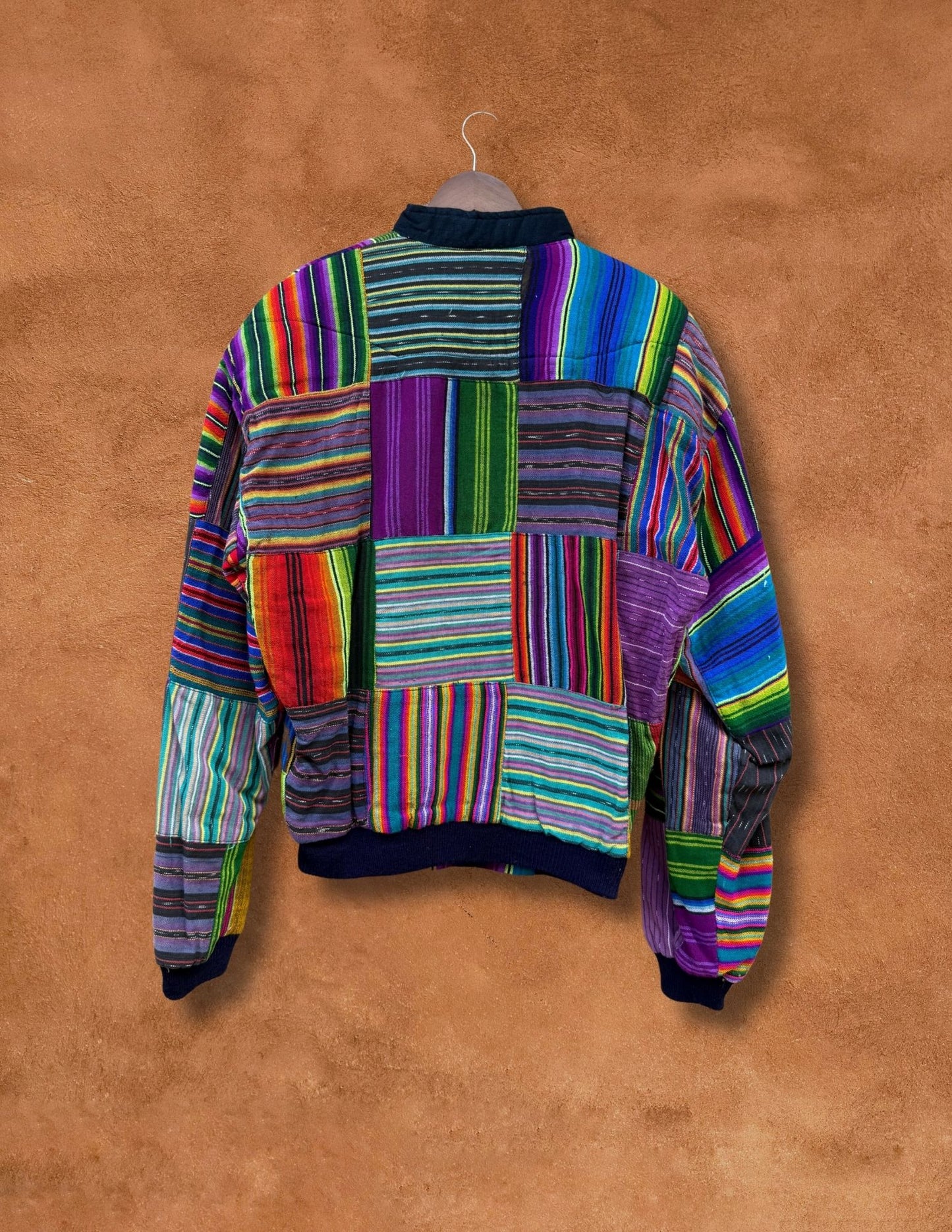 Vintage 80s Guatamalan Patchwork Jacket