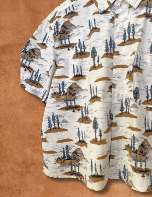 Vintage 90s Camp Shirt 46 x 22