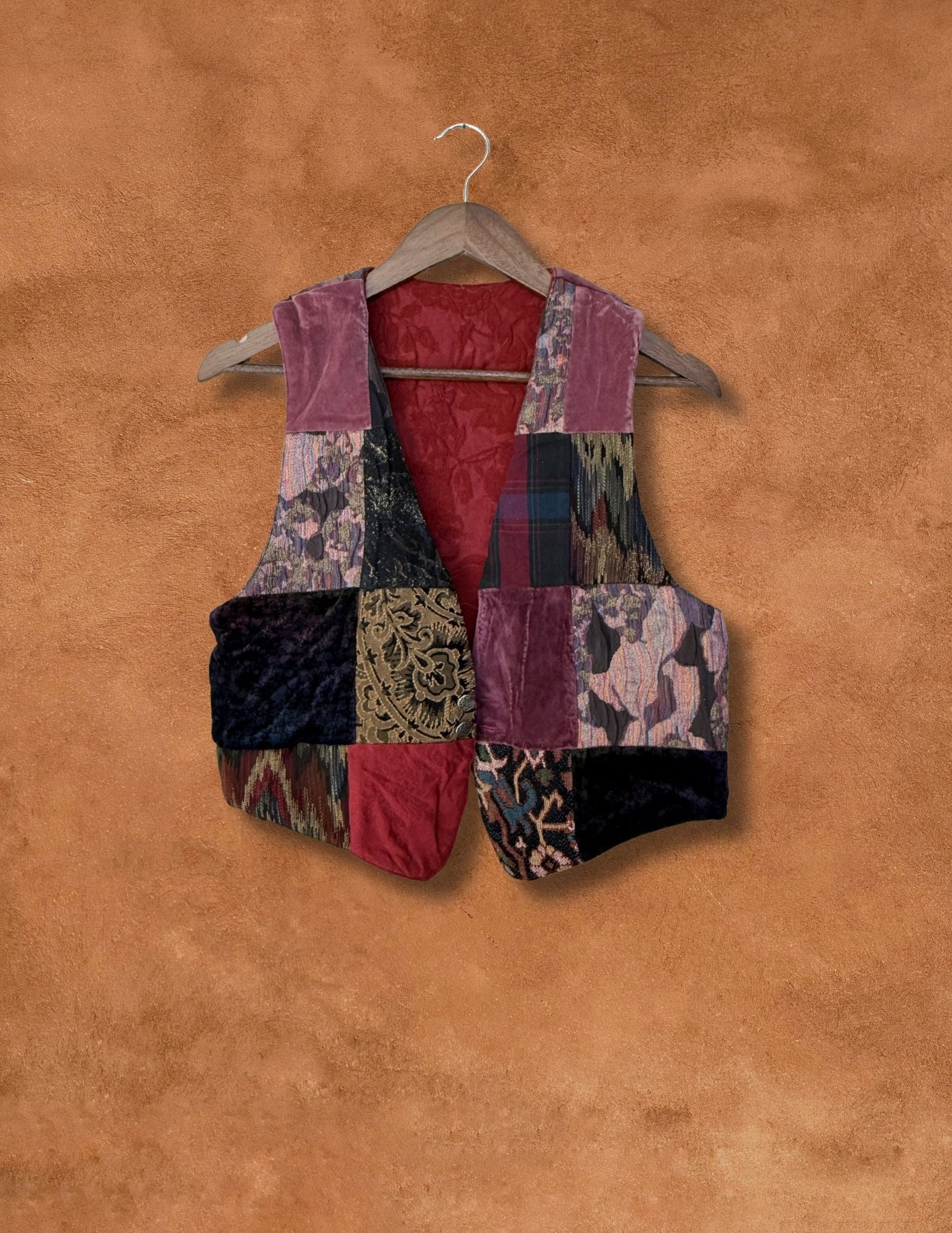 Vintage 70s Quilted Vest 36 x 21