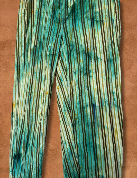 Upcycled Vintage Pajama Pant Sea Glass