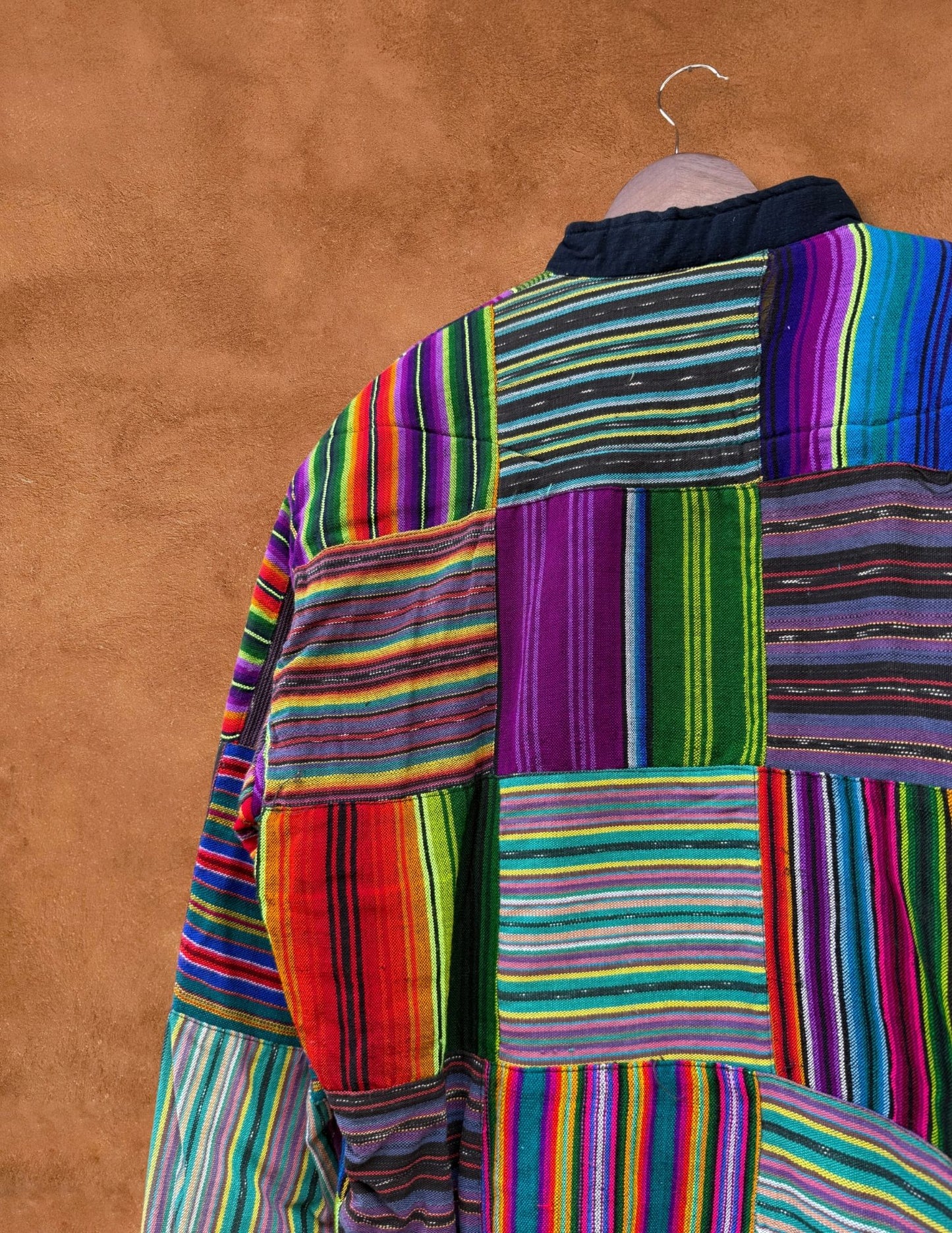 Vintage 80s Guatamalan Patchwork Jacket