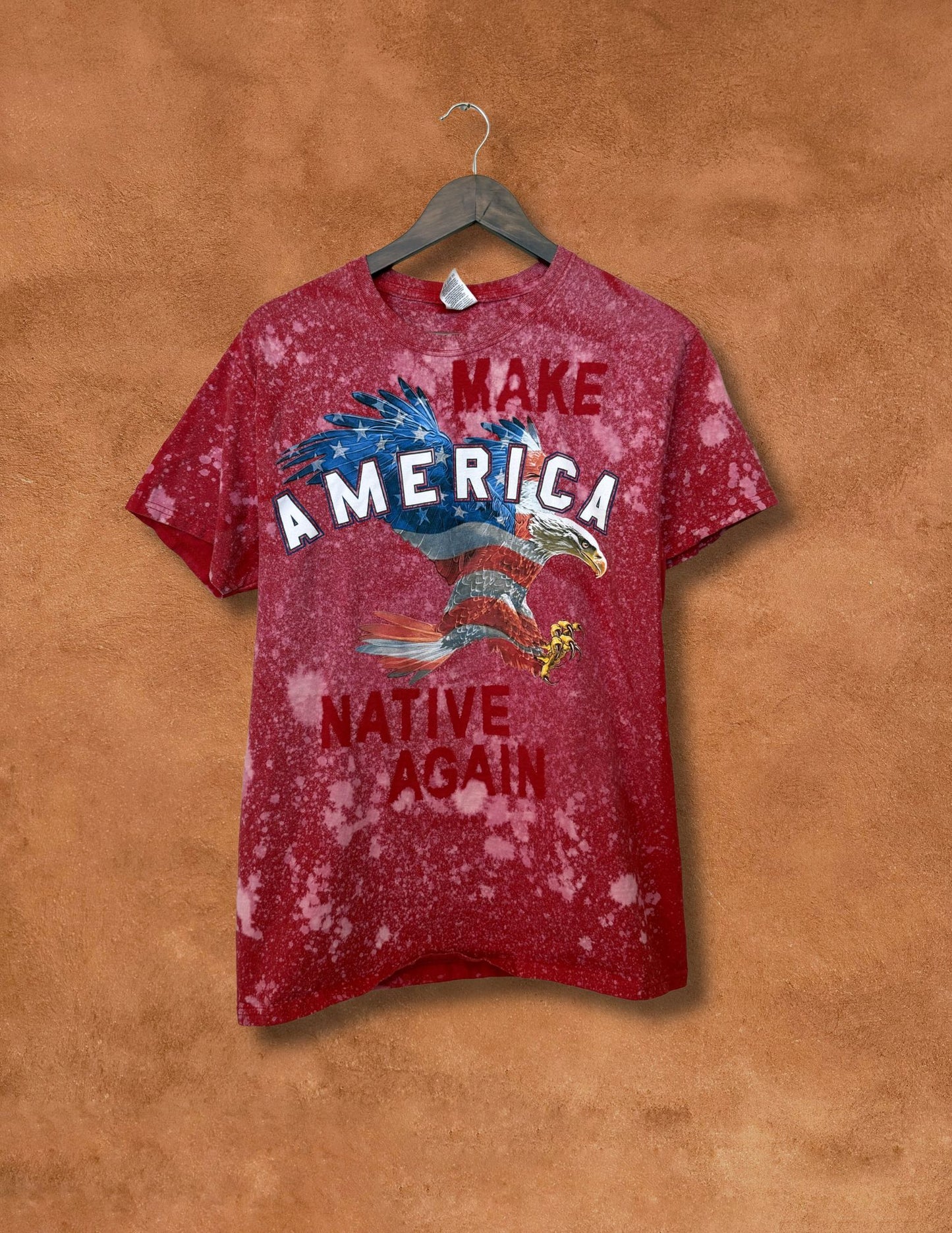 Upcycled Vintage Tee-38 x 27 Make America