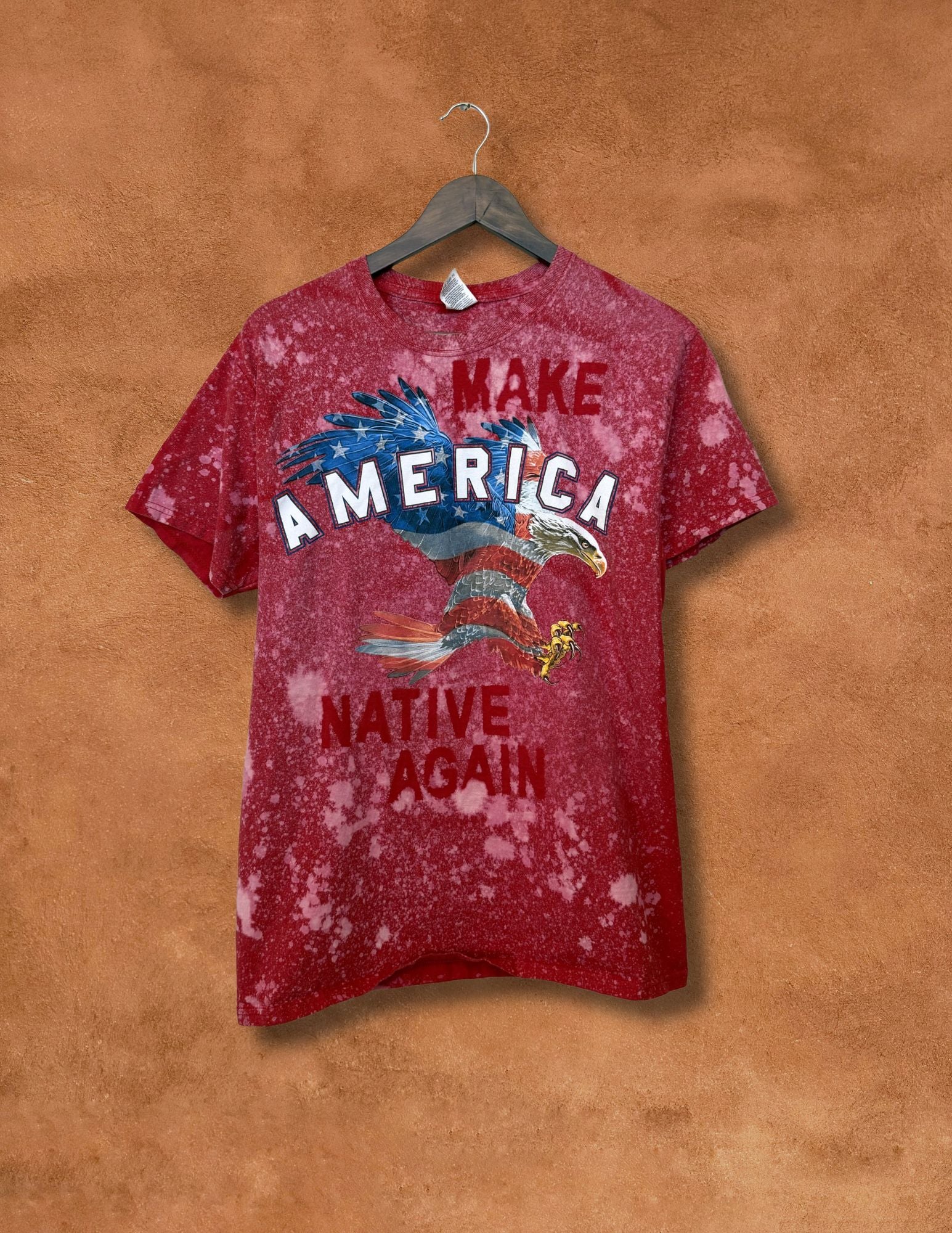 Upcycled Vintage Tee-38 x 27 Make America