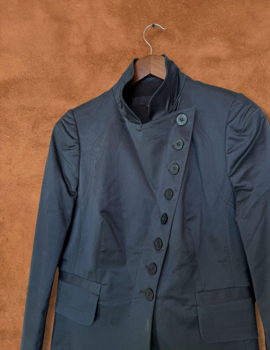 Vintage 1990s Roberto Cavalli Satin Cotton Jacket