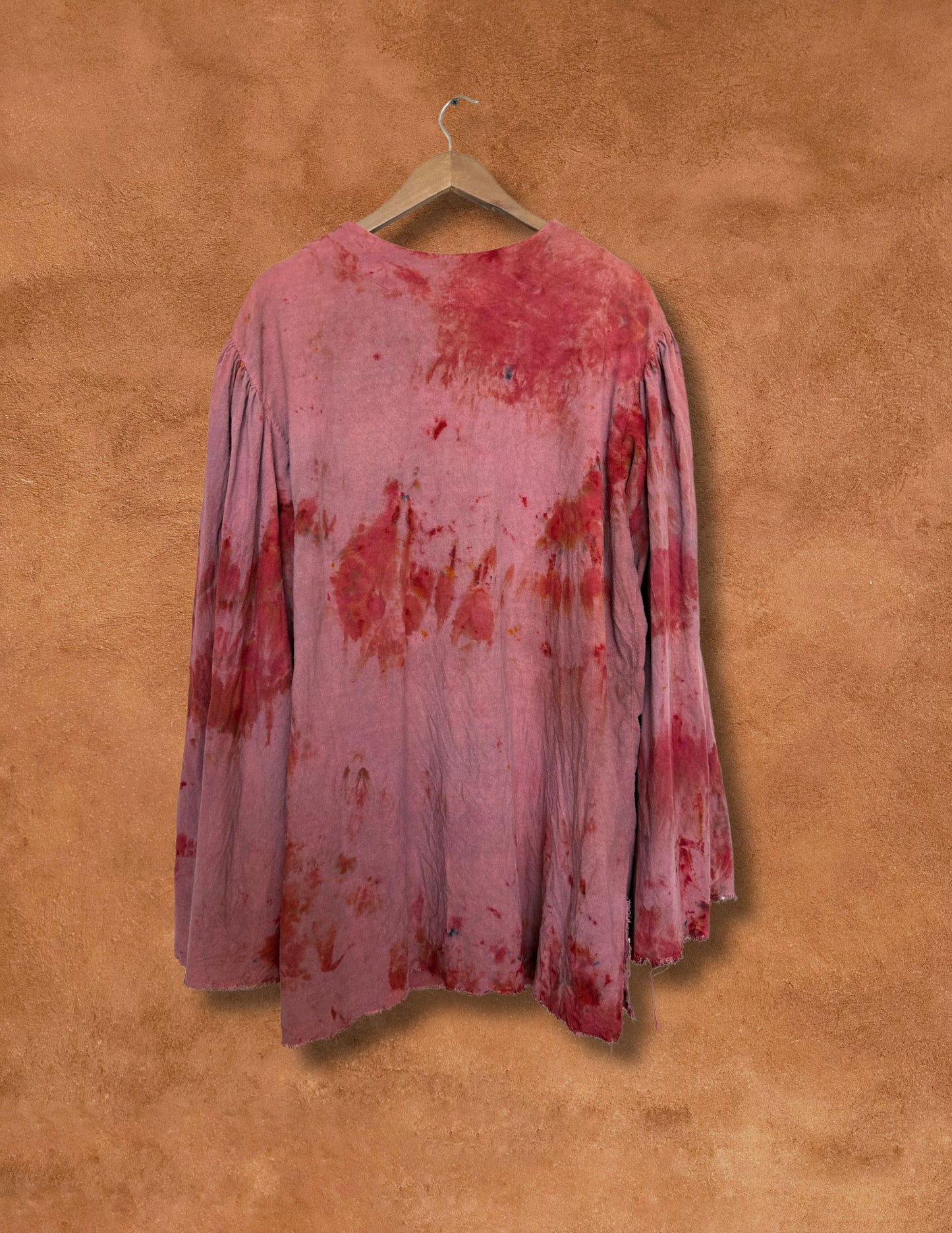 Upcycled Vintage Raw Silk Shirt