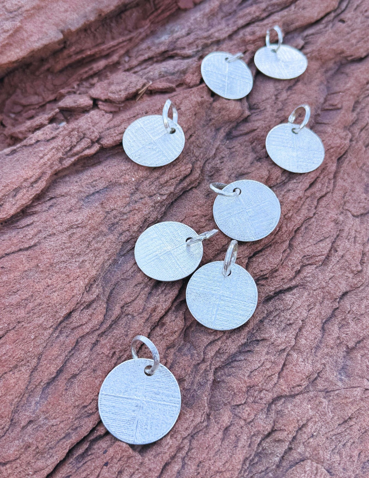 ++ Navajo Made Sterling Silver Medicine Wheel Pendant++ by  Diné artist Gino Antonio