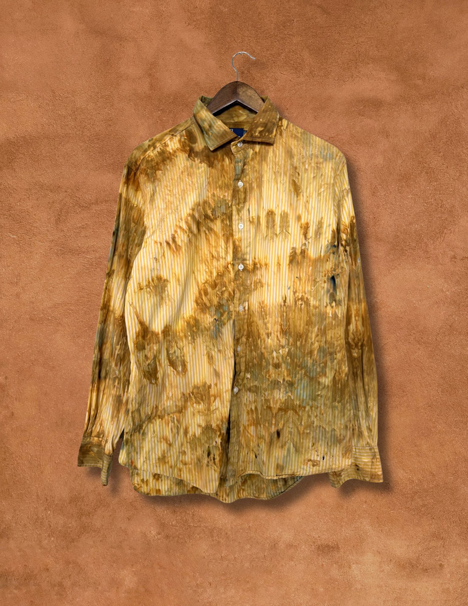 Upcycled Vintage Menswear Shirt 48 x 29
