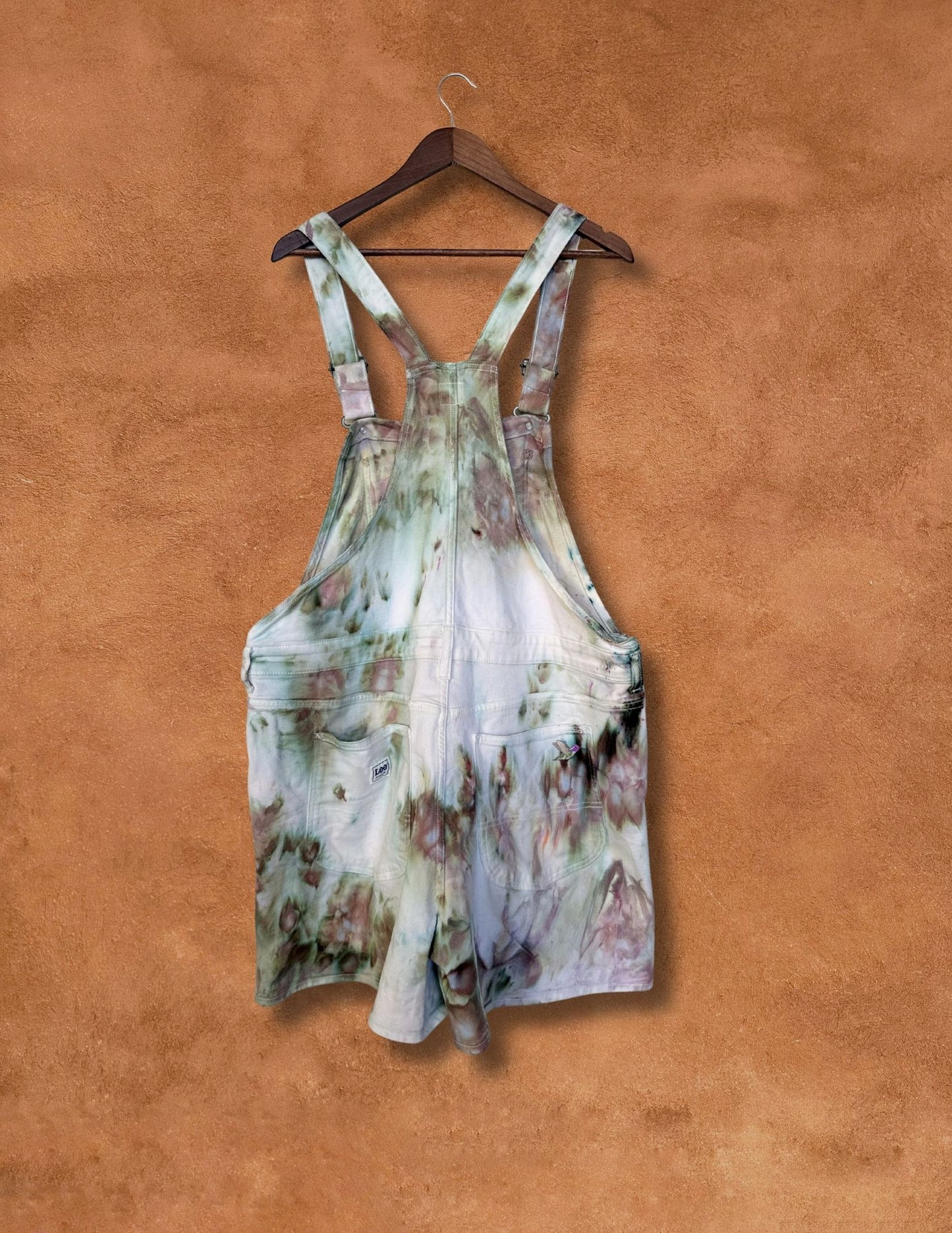 Upcycled Vintage 80s Denim Short Overalls 44 x 5