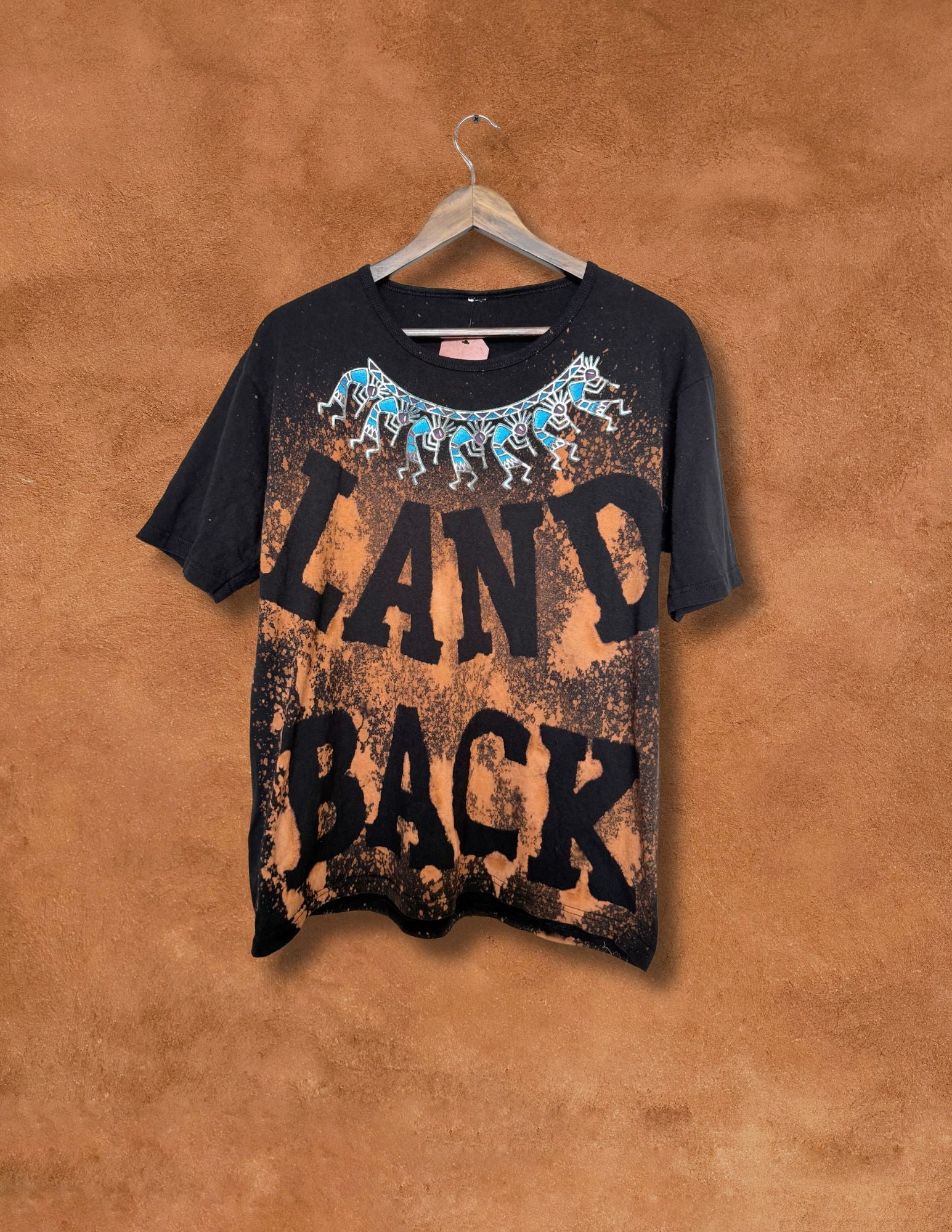 Upcycled Vintage 80s Land Back Tee