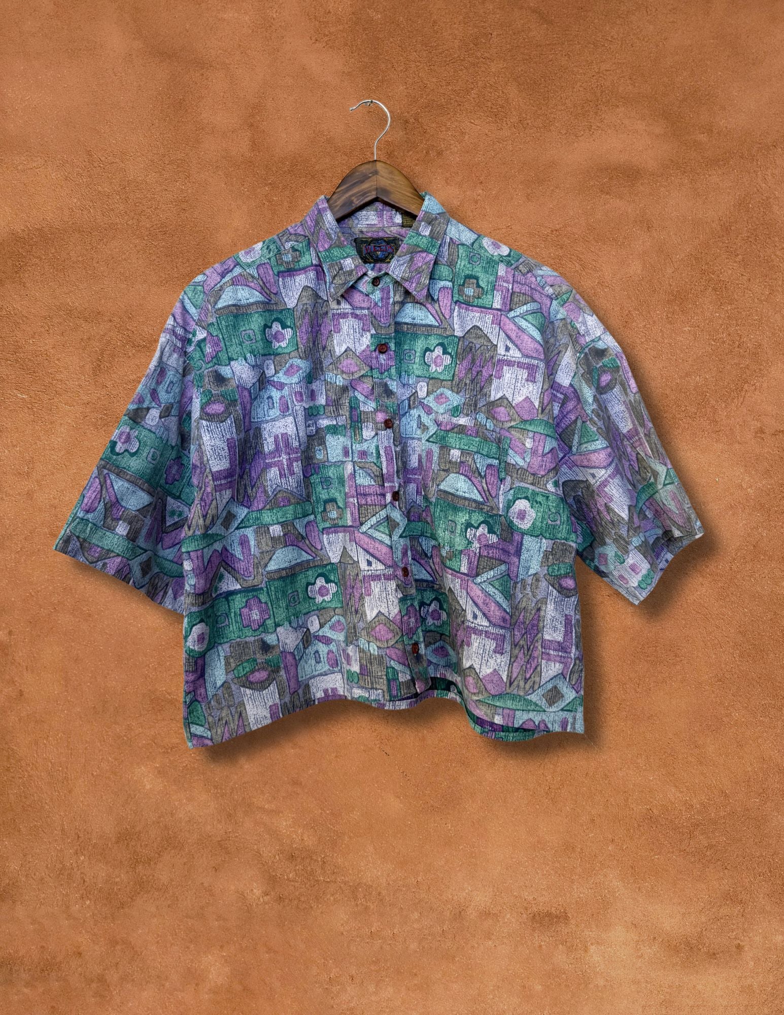 Vintage 80s Surf Shirt 48 x 22