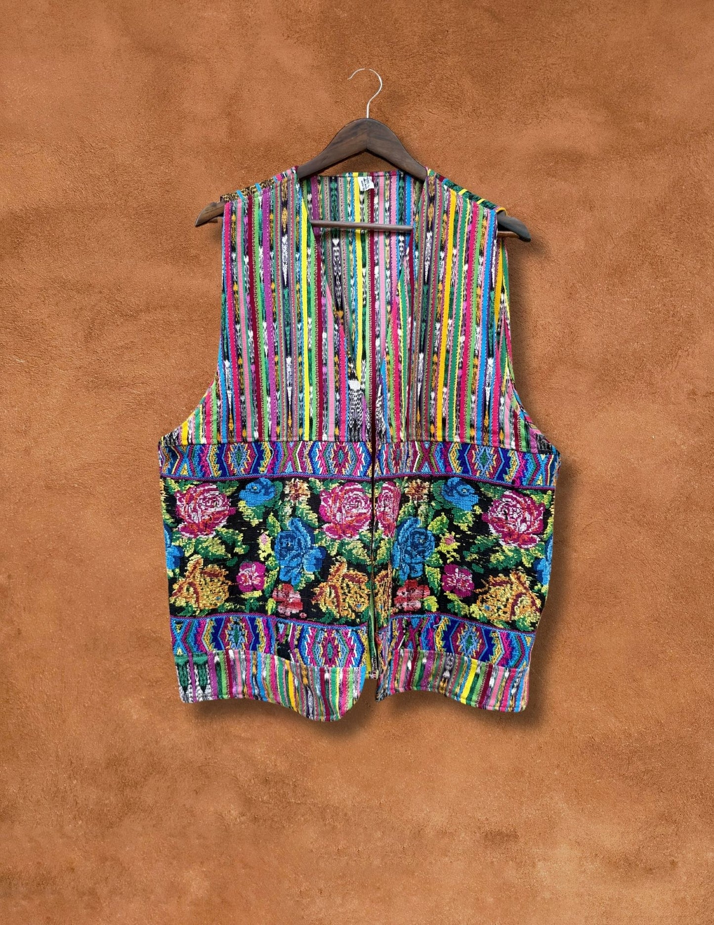 Vintage 80s Guatamalan Ikat Vest