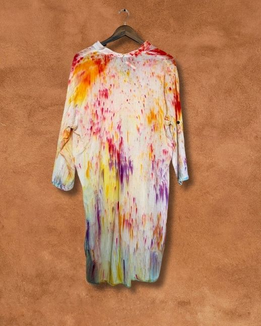 Limited Edition Hand Dyed Gauze Shirts - Rainbow