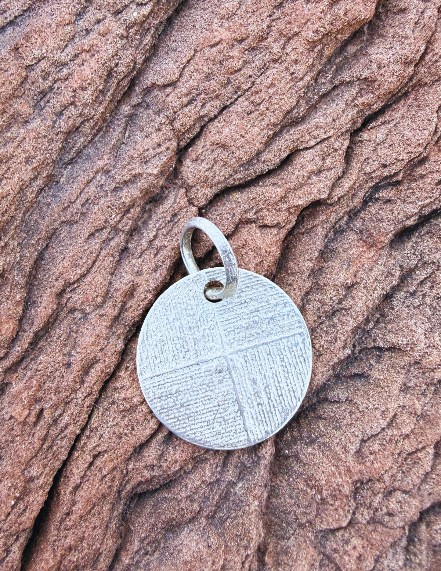 ++ Navajo Made Sterling Silver Medicine Wheel Pendant++ by  Diné artist Gino Antonio