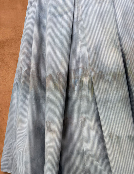 Upcycled Vintage 80s Striped Skirt 26 x 31