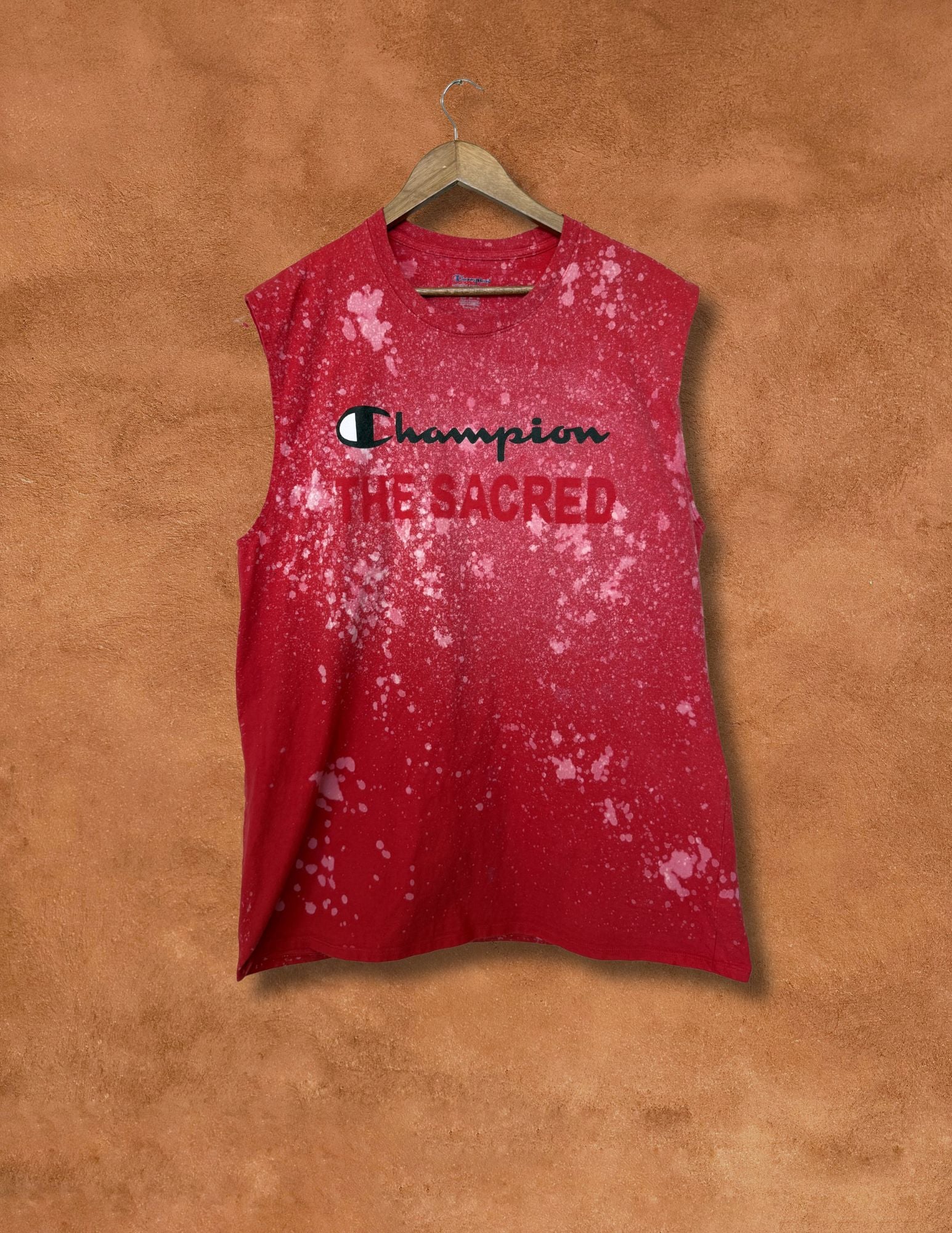 Upcycled Vintage Tee- 48 x 31 Champion the Sacred
