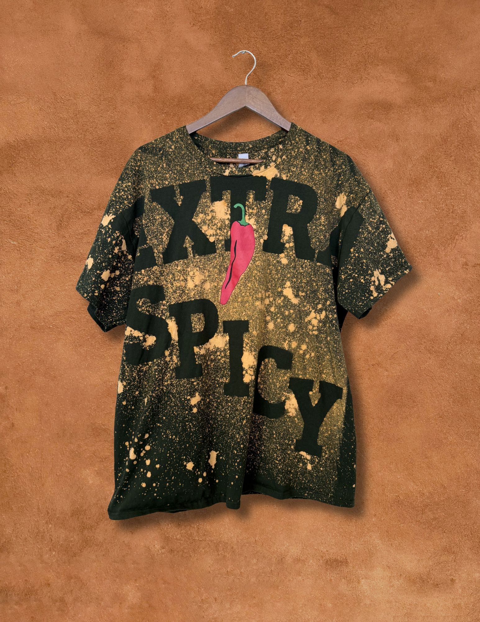 Upcycled Vintage 80s Tee- Extra Spicy 48 x 30