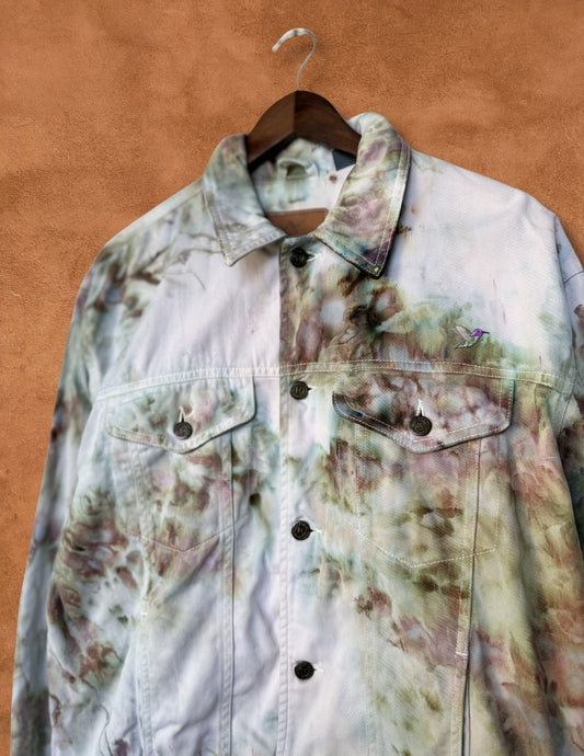 Upcycled Vintage Denim Jacket 46x 24
