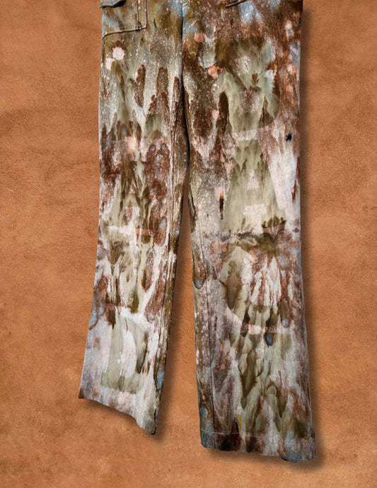 Upcycled Vintage Canvas Pant 27 X 28 Land Back
