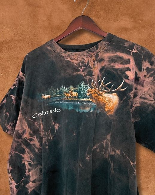 Upcycled Vintage 80s Deer Tee