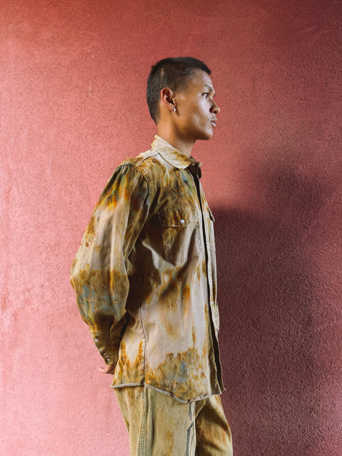 Upcycled Vintage Wrangler Rodeo Shirt 50 x 30