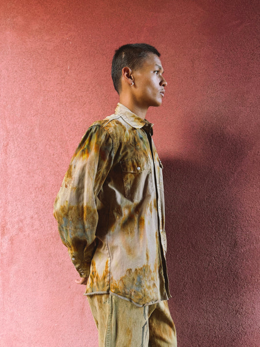 Upcycled Vintage Wrangler Rodeo Shirt 50 x 30