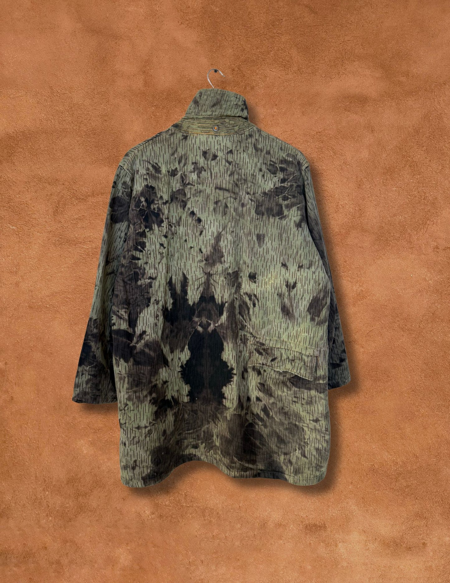 Upcycled Vintage Cotton Canvas Camo Jacket