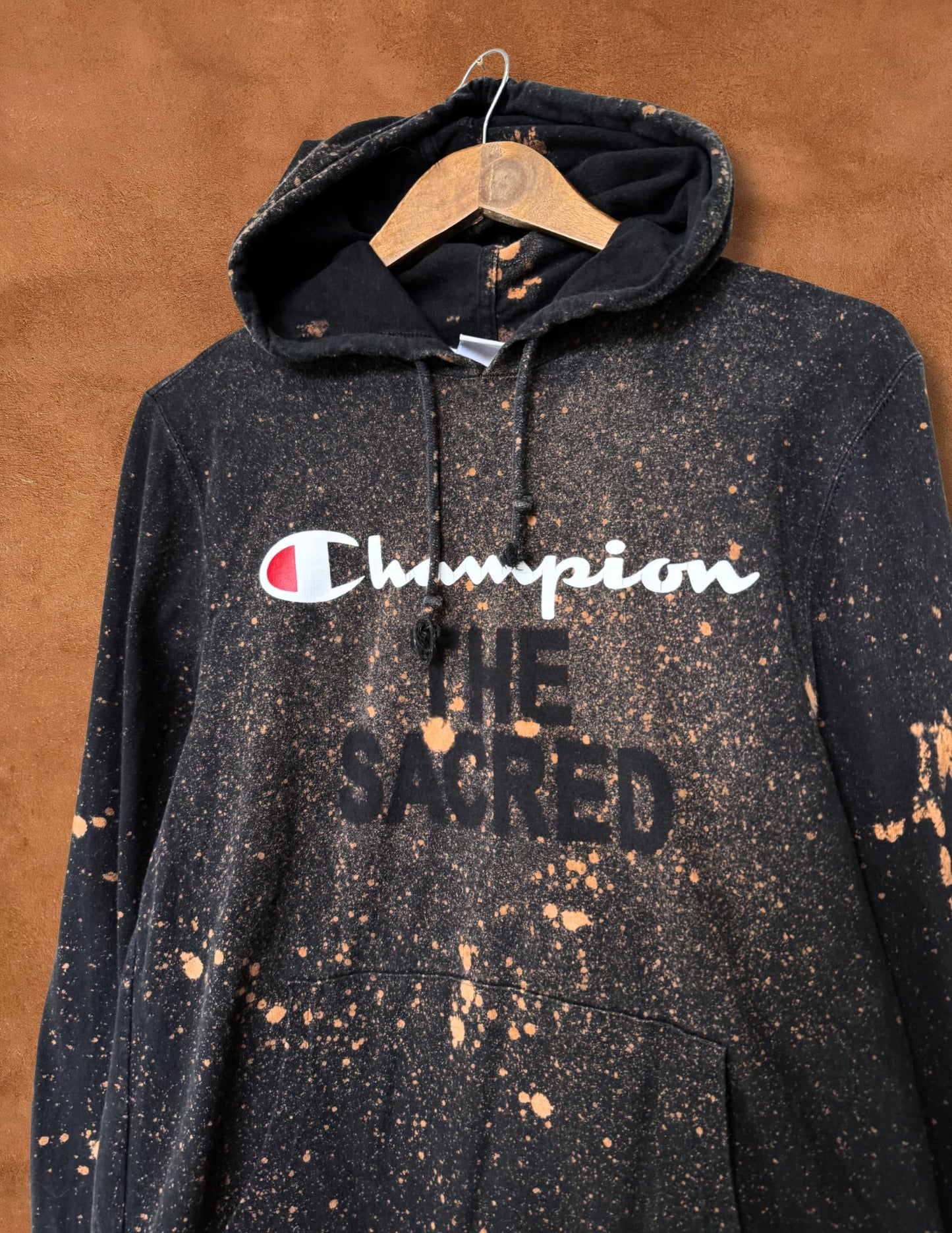Upcycled Vintage Hoodie- 49 x 27 Champion The Sacred