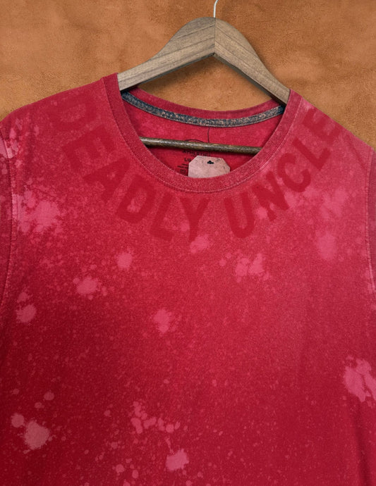 Upcycled Vintage Tee- 44 x 29 Deadly Uncle