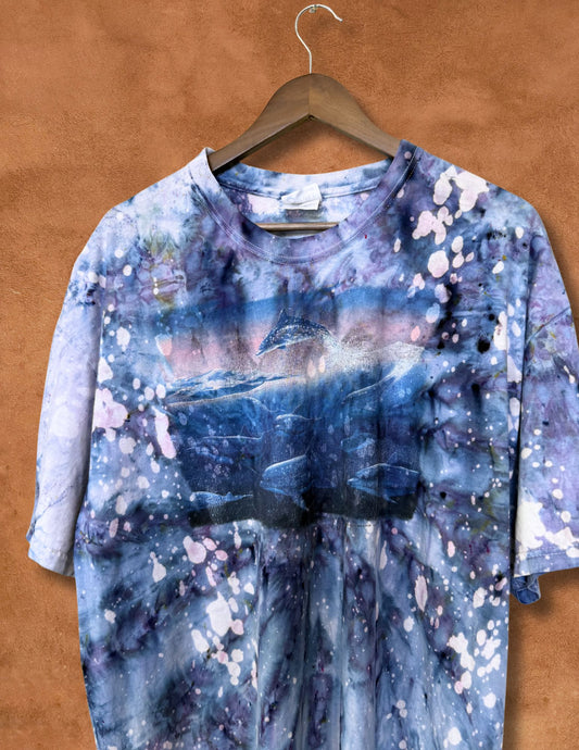 Upcycled Vintage Tee Shirt - Water is Life 48 x 30