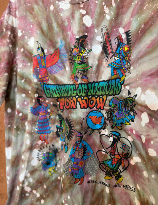 Upcycled Vintage Tee- Land Back