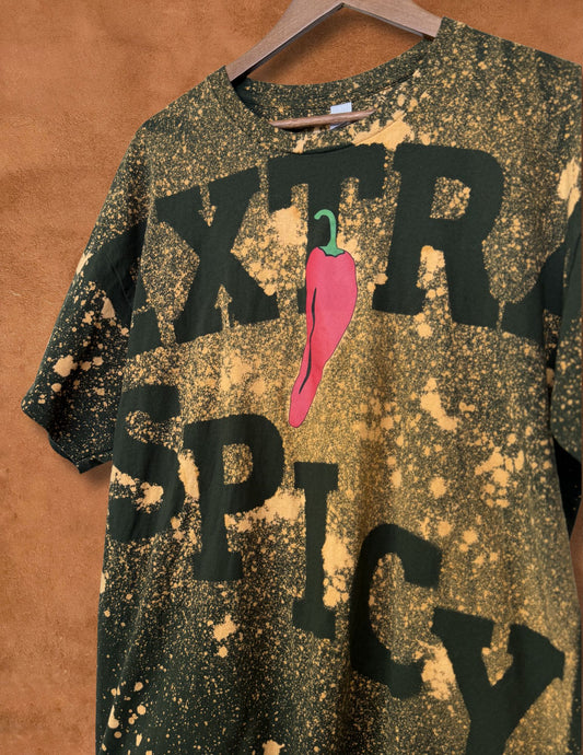 Upcycled Vintage 80s Tee- Extra Spicy 48 x 30