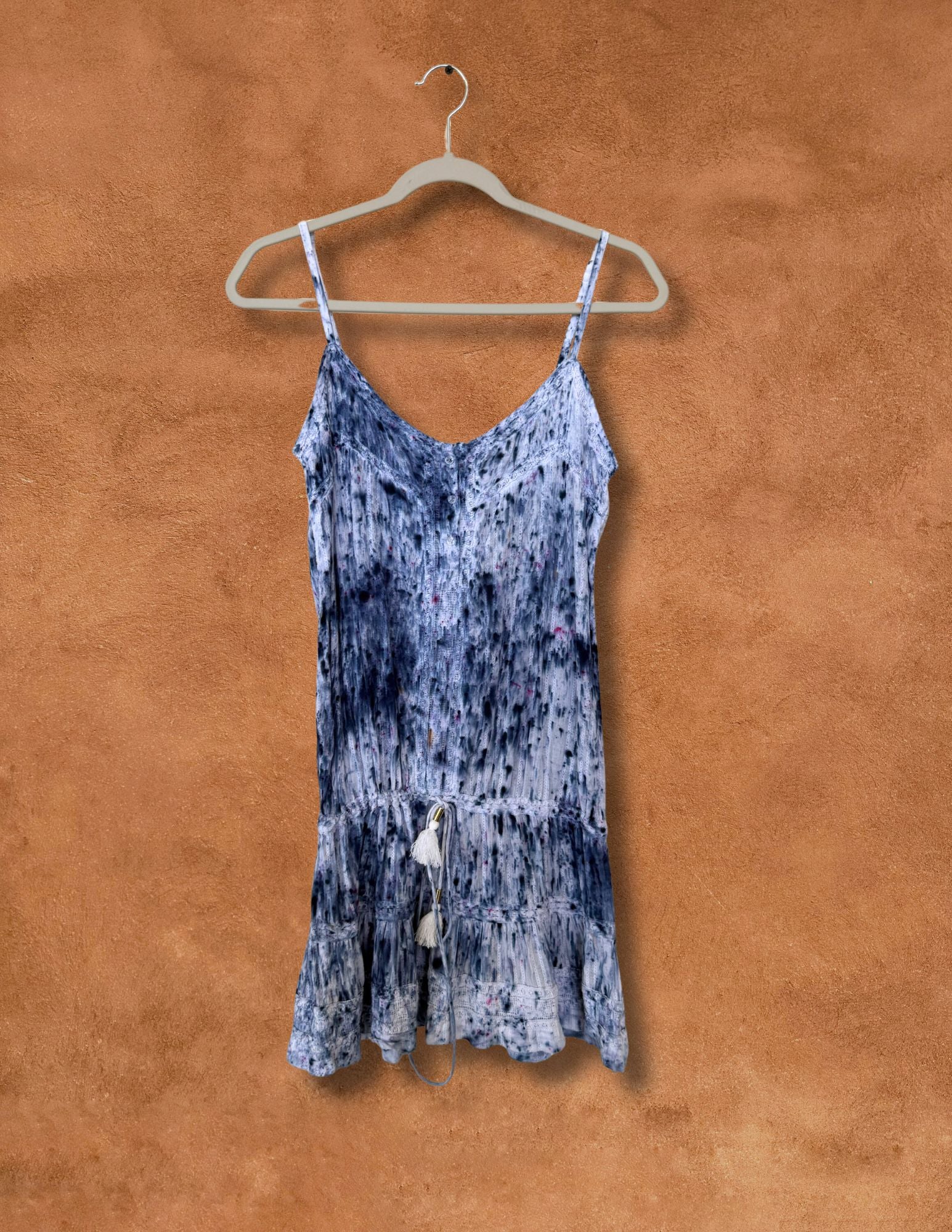Limited Edition Hand Dyed Cotton Cami Tunic- S