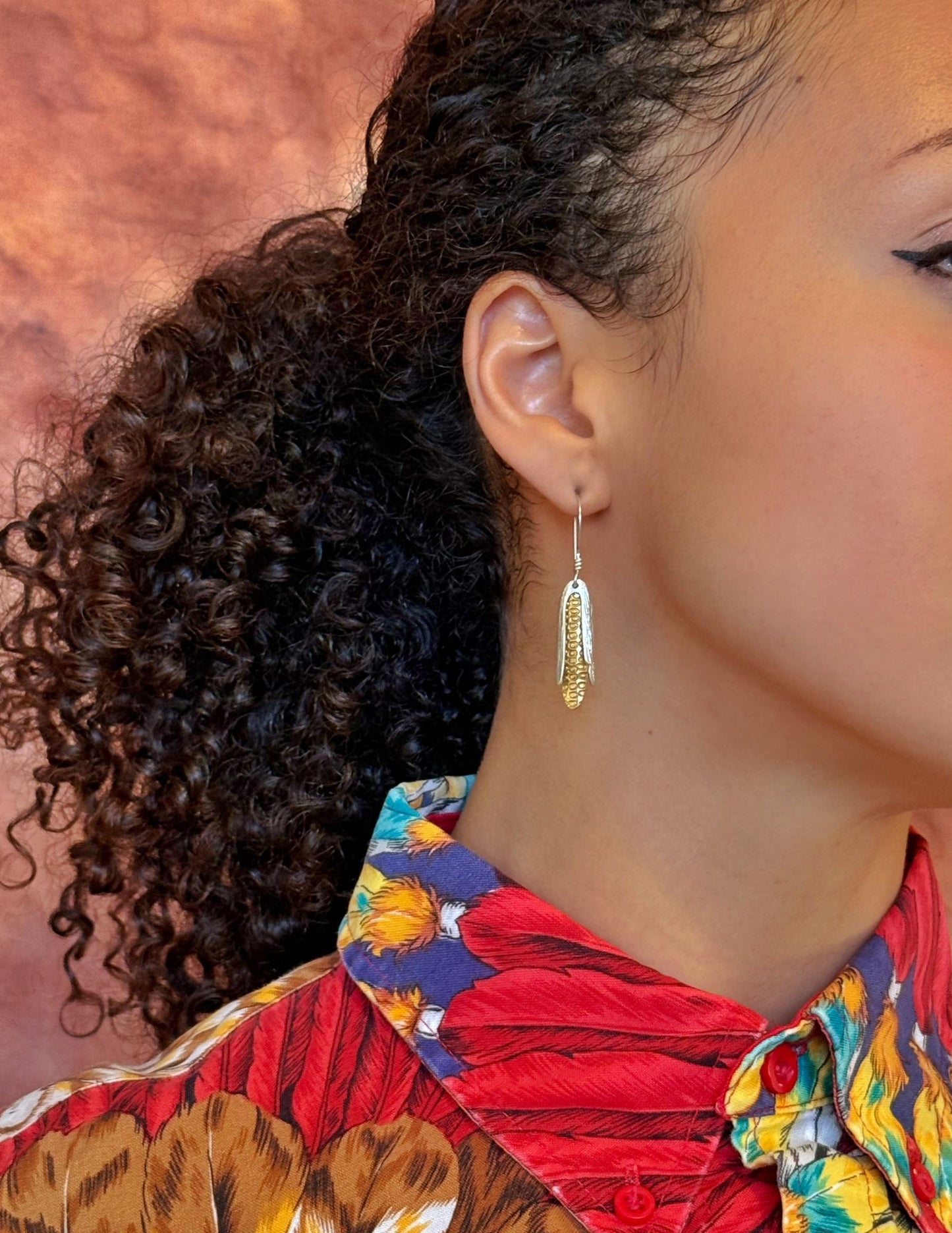 Neoancient Yellow Corn Earrings