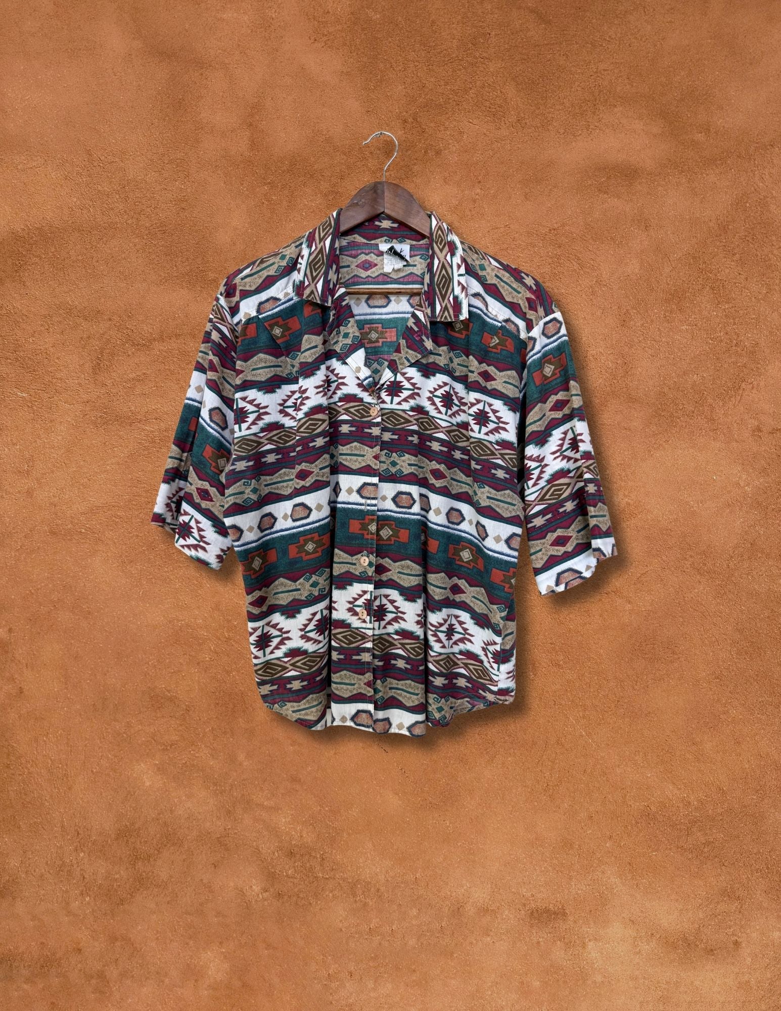 Vintage 80s Southwest Shirt 46 x 26