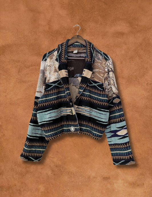 Rare Vintage 80s Tapestry Jacket