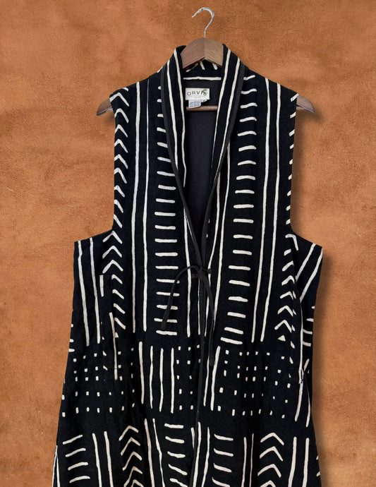 Vintage Geo Print Vest
