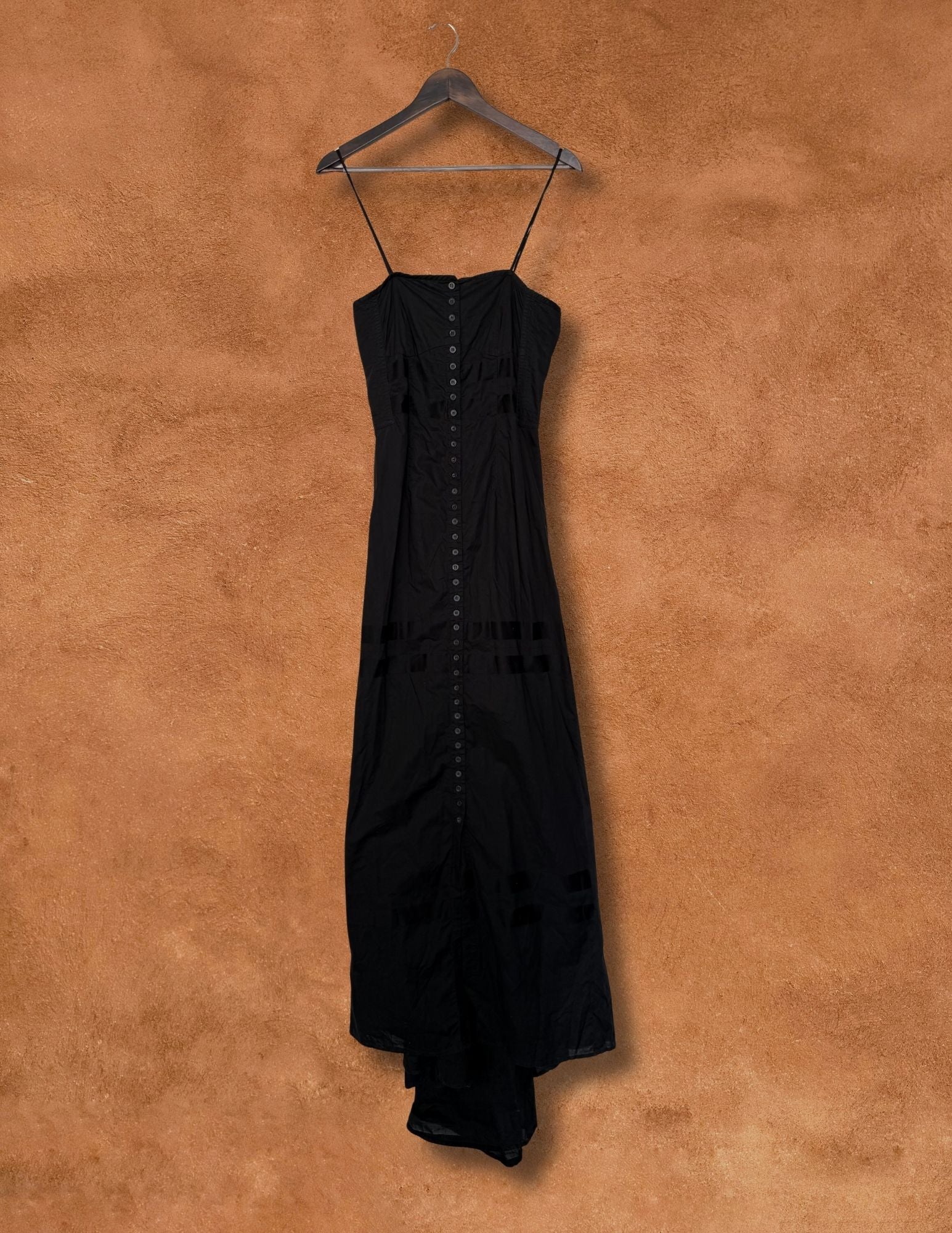 Vintage 90s Cotton Satin Stripe Dries Van Noten Size 42 – 4KINSHIP