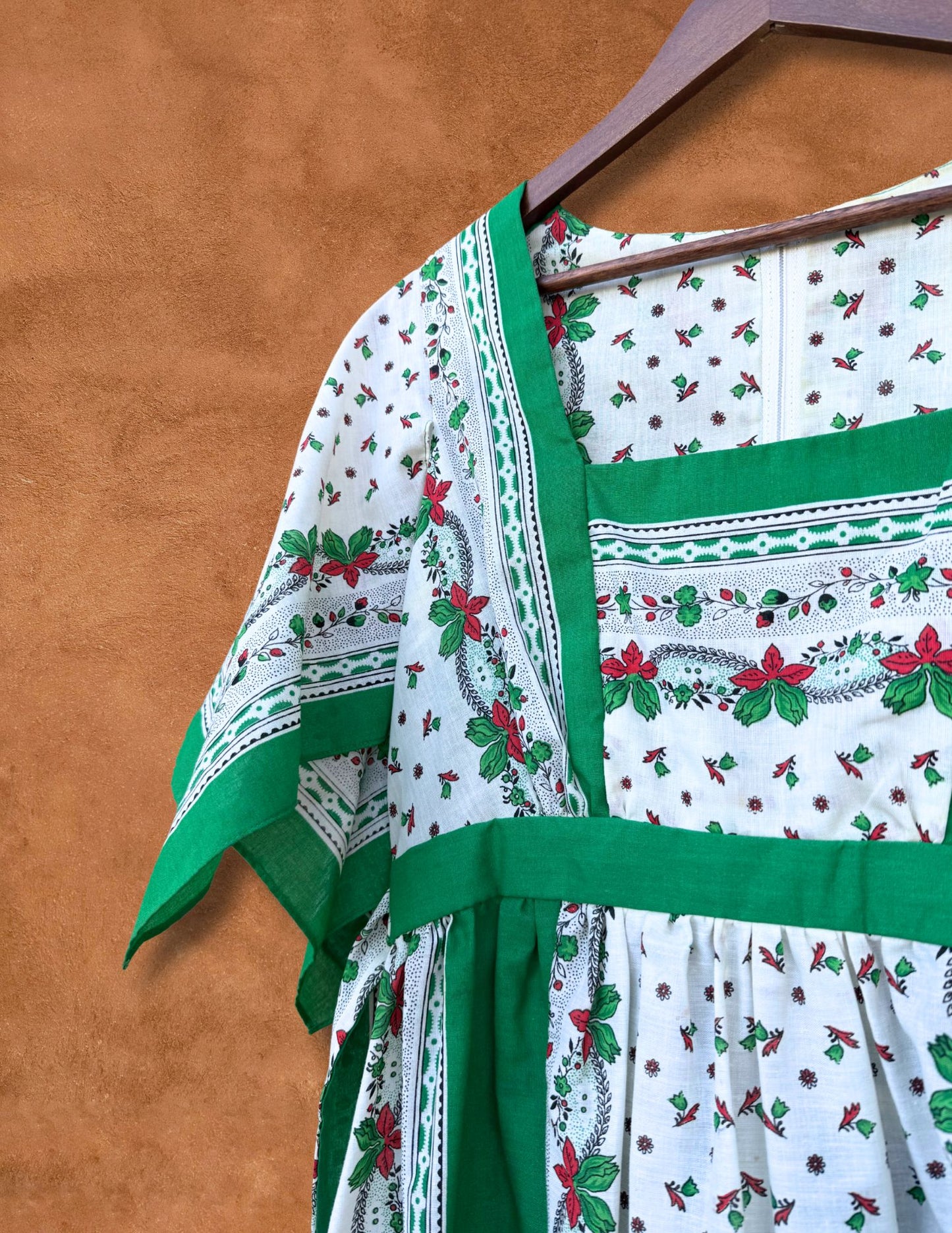 Vintage 70s Hankerchief Cut Dress